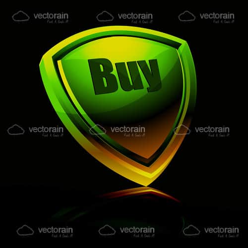 Buy Badge with Shield Shape in Bright Colors